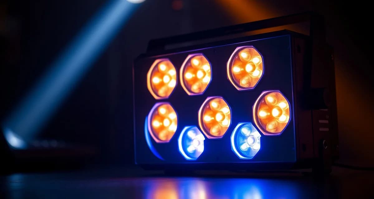 ADJ Mega Hex Par compact LED par light with 6-in-1 RGBAW+UV LEDs for wedding venue uplighting and color mixing