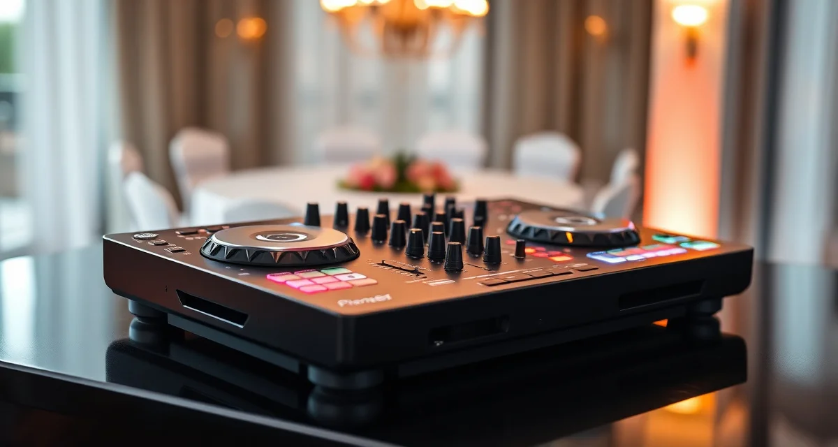 Pioneer DDJ-1000 4-channel DJ controller with full-size jog wheels and built-in sound card for wedding DJs