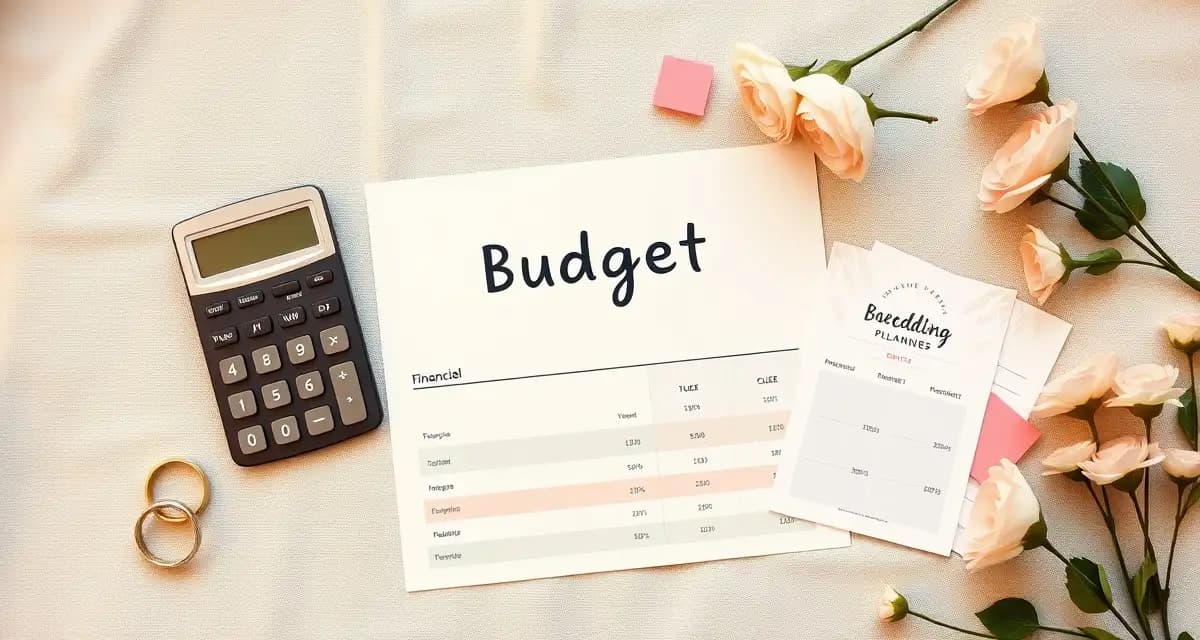 Wedding budget breakdown chart showing typical cost allocation across venue, catering, photography, flowers, and other wedding expenses