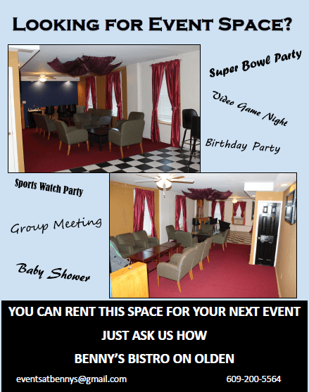 Benny's Bistro on Olden - wedding in Trenton, NJ