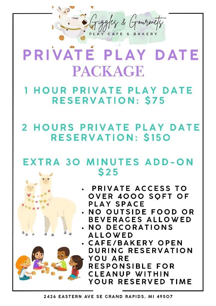 Giggles & Gourmets Play Cafe & Bakery - wedding in Grand Rapids, MI