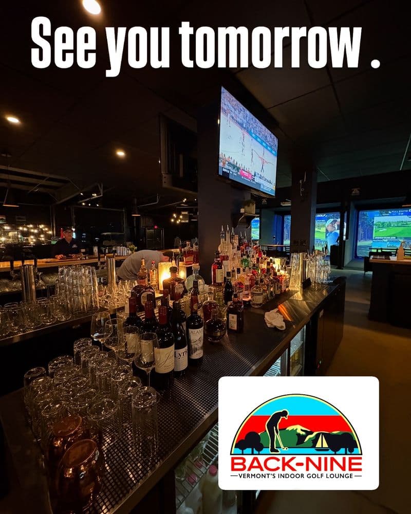 The Nine Indoor Golf Lounge - wedding in South Burlington, VT