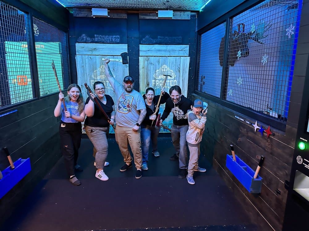 Frosted Axe Throwing - wedding in Anchorage, AK