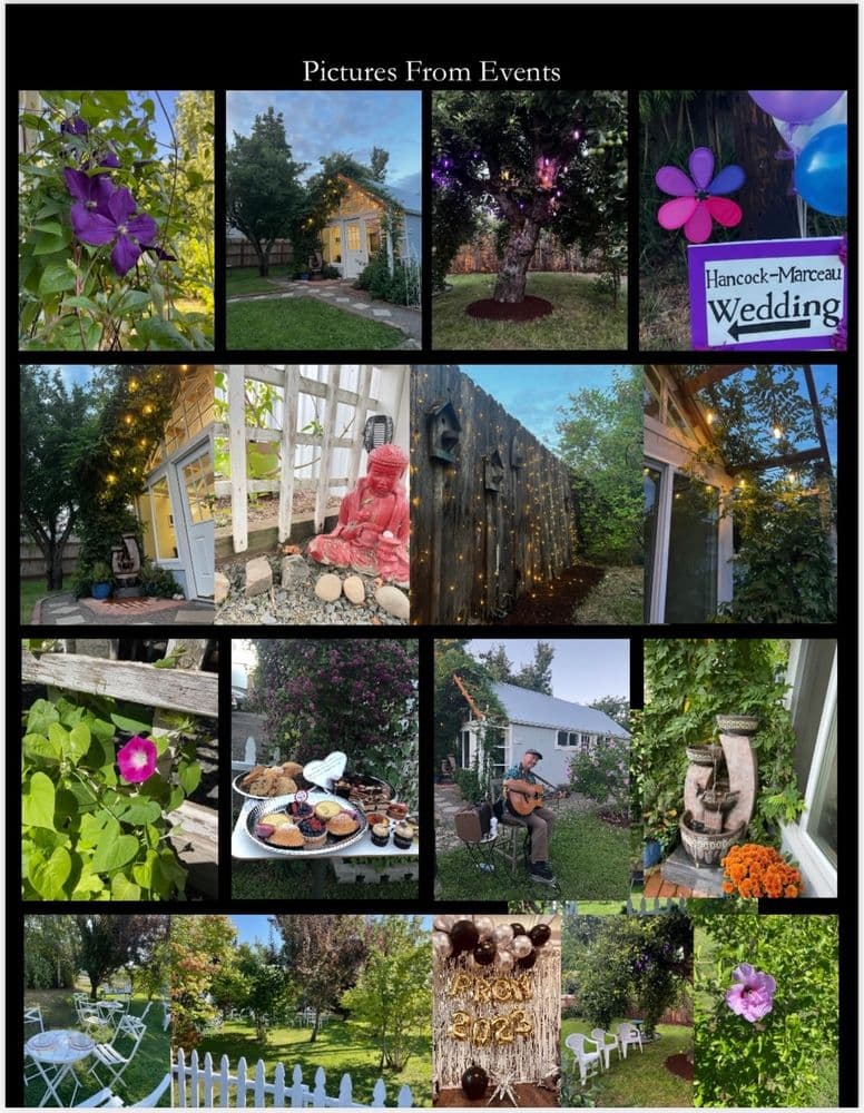 Cecil Cottage & Gardens - wedding in Eugene, OR