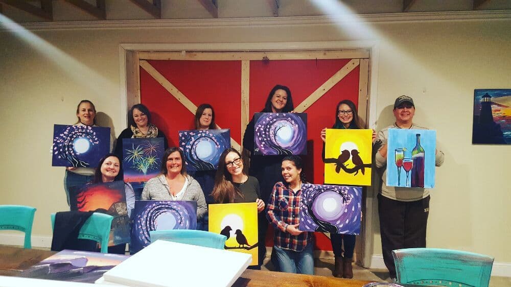 The Farmhouse Paint & Sip - wedding in Milwaukee, WI