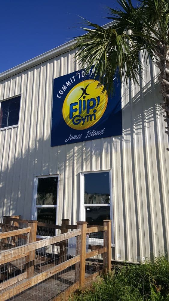 Flip! Gym - wedding in Charleston, SC